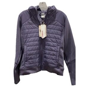 New Calia By Carrie Underwood Primaloft Women's Large Moto Hybrid Jacket Cadet